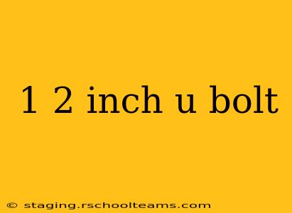 1 2 inch u bolt