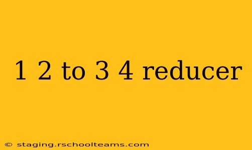 1 2 to 3 4 reducer