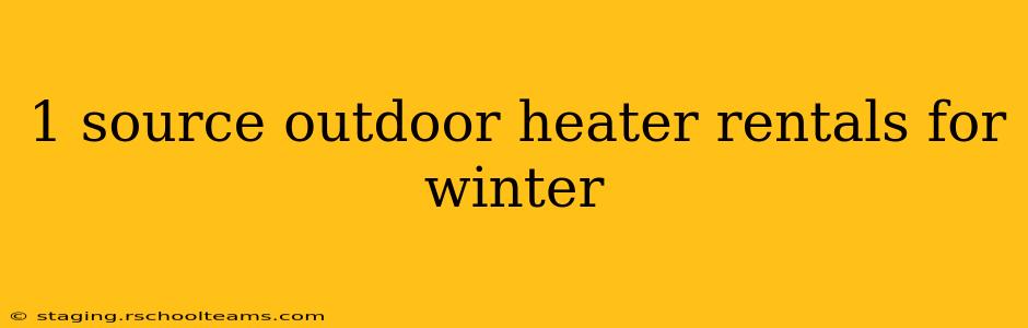 1 source outdoor heater rentals for winter
