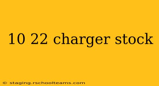 10 22 charger stock