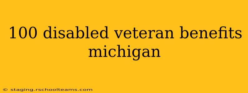 100 disabled veteran benefits michigan