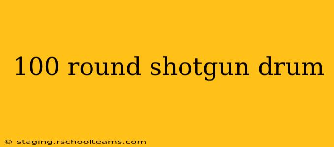 100 round shotgun drum