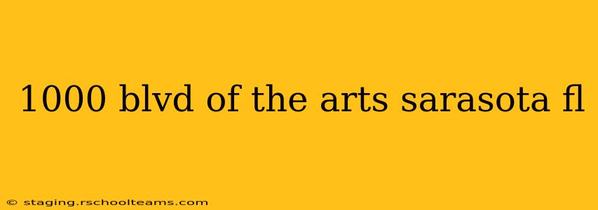 1000 blvd of the arts sarasota fl