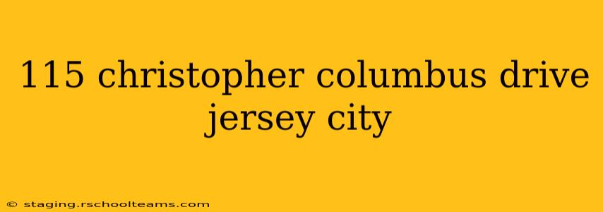 115 christopher columbus drive jersey city