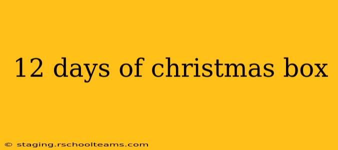 12 days of christmas box