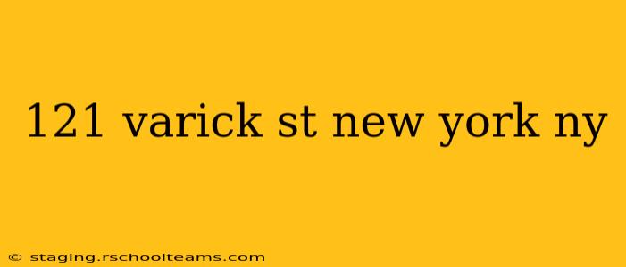 121 varick st new york ny