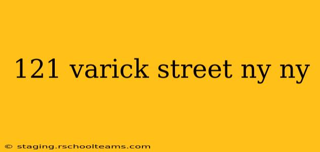 121 varick street ny ny