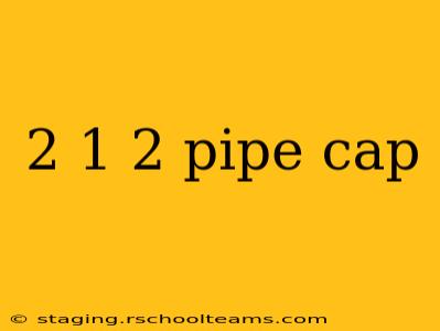 2 1 2 pipe cap