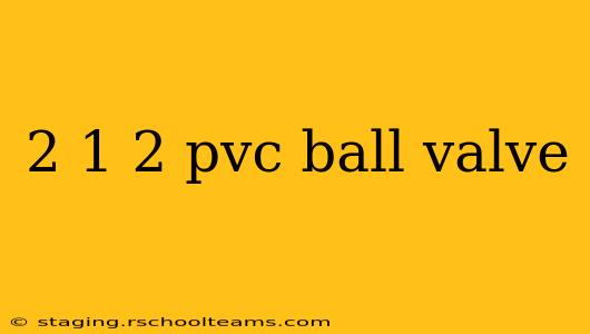 2 1 2 pvc ball valve