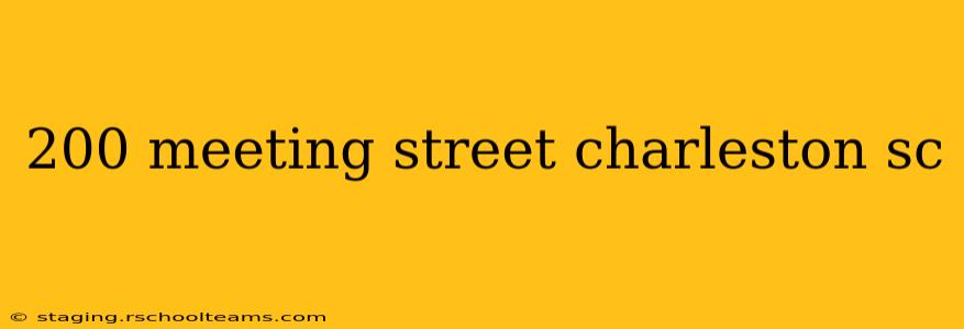 200 meeting street charleston sc