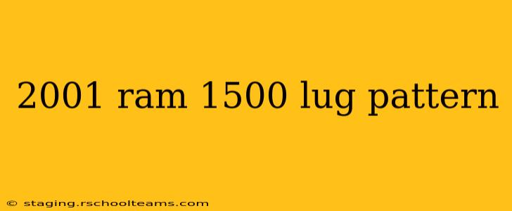 2001 ram 1500 lug pattern