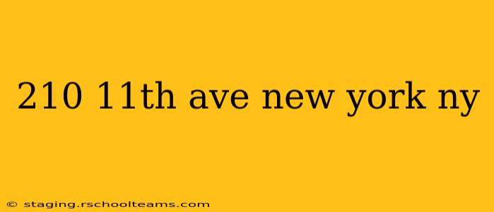 210 11th ave new york ny