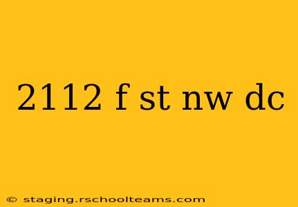 2112 f st nw dc