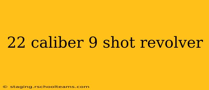 22 caliber 9 shot revolver