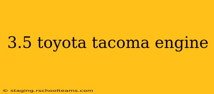 3.5 toyota tacoma engine
