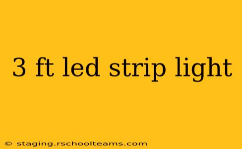 3 ft led strip light