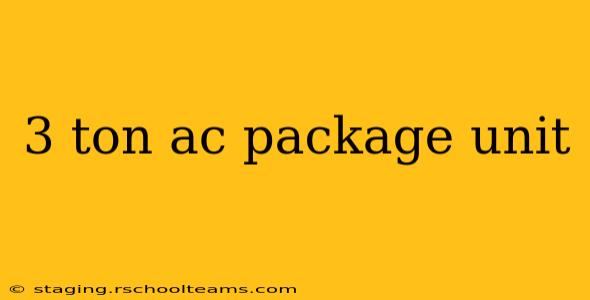 3 ton ac package unit