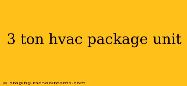 3 ton hvac package unit