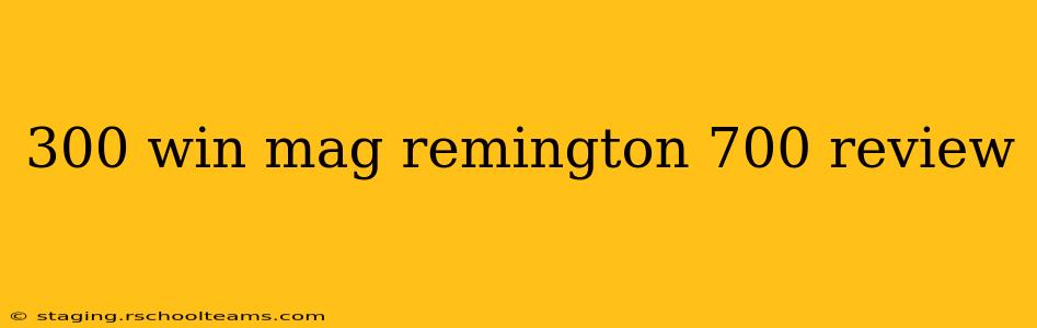 300 win mag remington 700 review