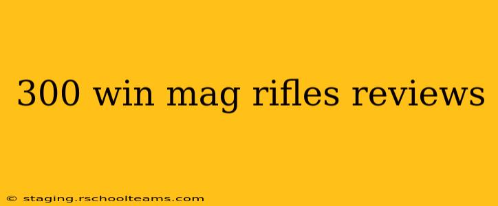 300 win mag rifles reviews