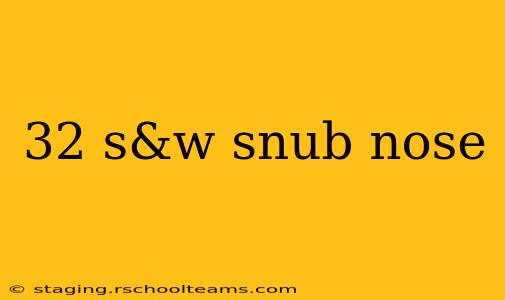 32 s&w snub nose