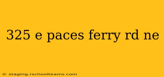 325 e paces ferry rd ne