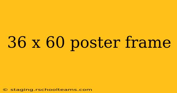 36 x 60 poster frame