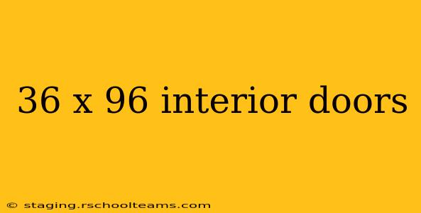 36 x 96 interior doors