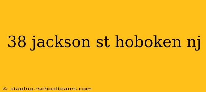 38 jackson st hoboken nj