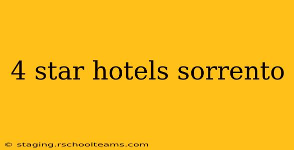 4 star hotels sorrento