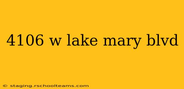 4106 w lake mary blvd