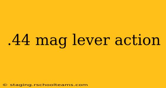 .44 mag lever action