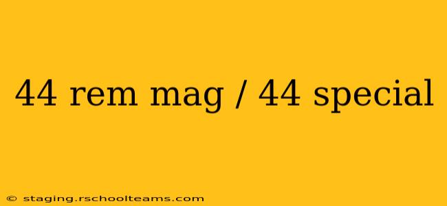 44 rem mag / 44 special