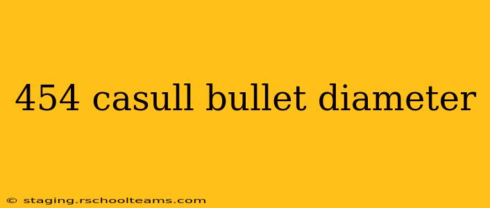 454 casull bullet diameter