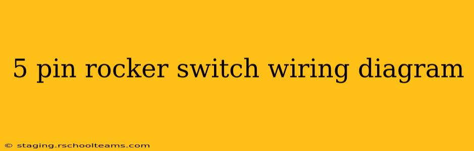 5 pin rocker switch wiring diagram