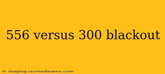 556 versus 300 blackout