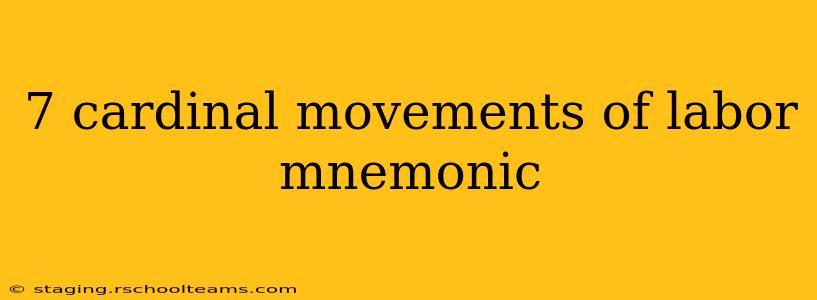 7 cardinal movements of labor mnemonic
