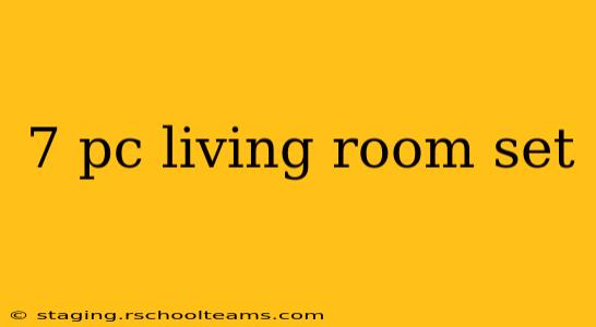 7 pc living room set