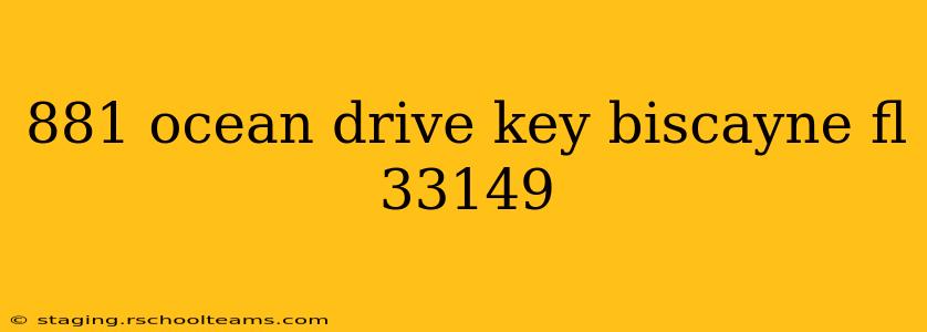 881 ocean drive key biscayne fl 33149