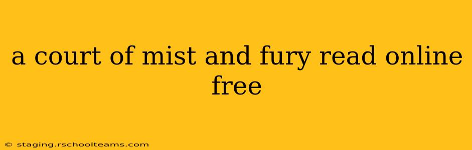a court of mist and fury read online free