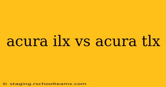 acura ilx vs acura tlx
