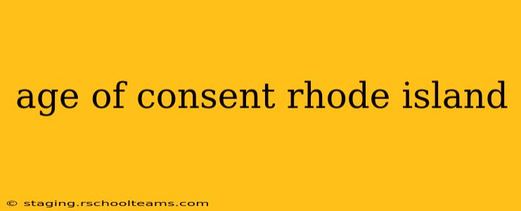 age of consent rhode island