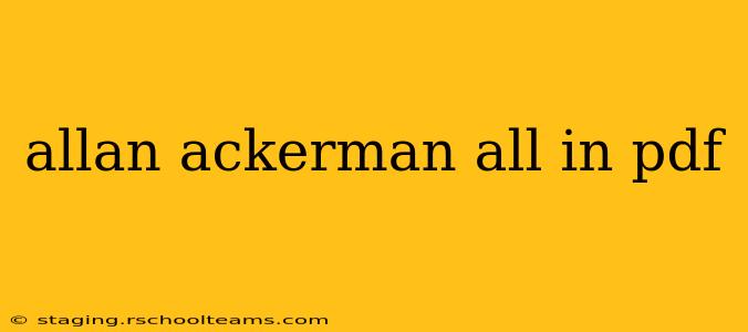 allan ackerman all in pdf
