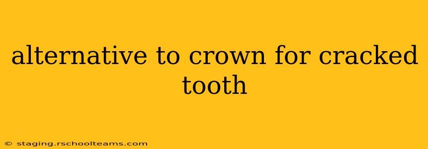 alternative to crown for cracked tooth