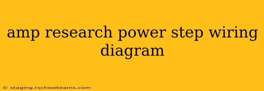 amp research power step wiring diagram