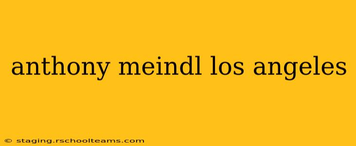 anthony meindl los angeles