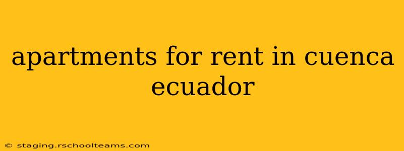 apartments for rent in cuenca ecuador