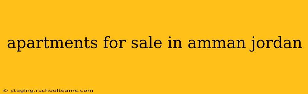 apartments for sale in amman jordan