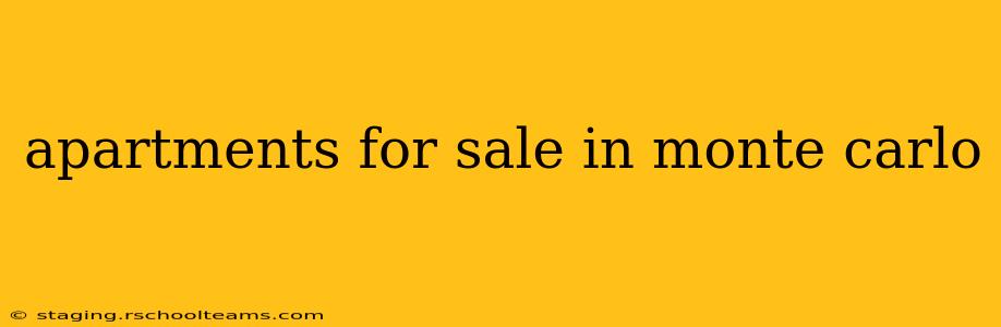 apartments for sale in monte carlo