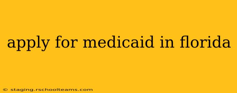 apply for medicaid in florida